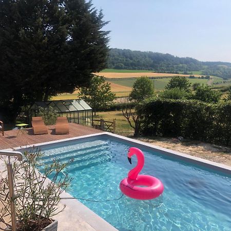 Gite Piscine Jacuzzi Privatises Clos Valentin Freulleville Kültér fotó